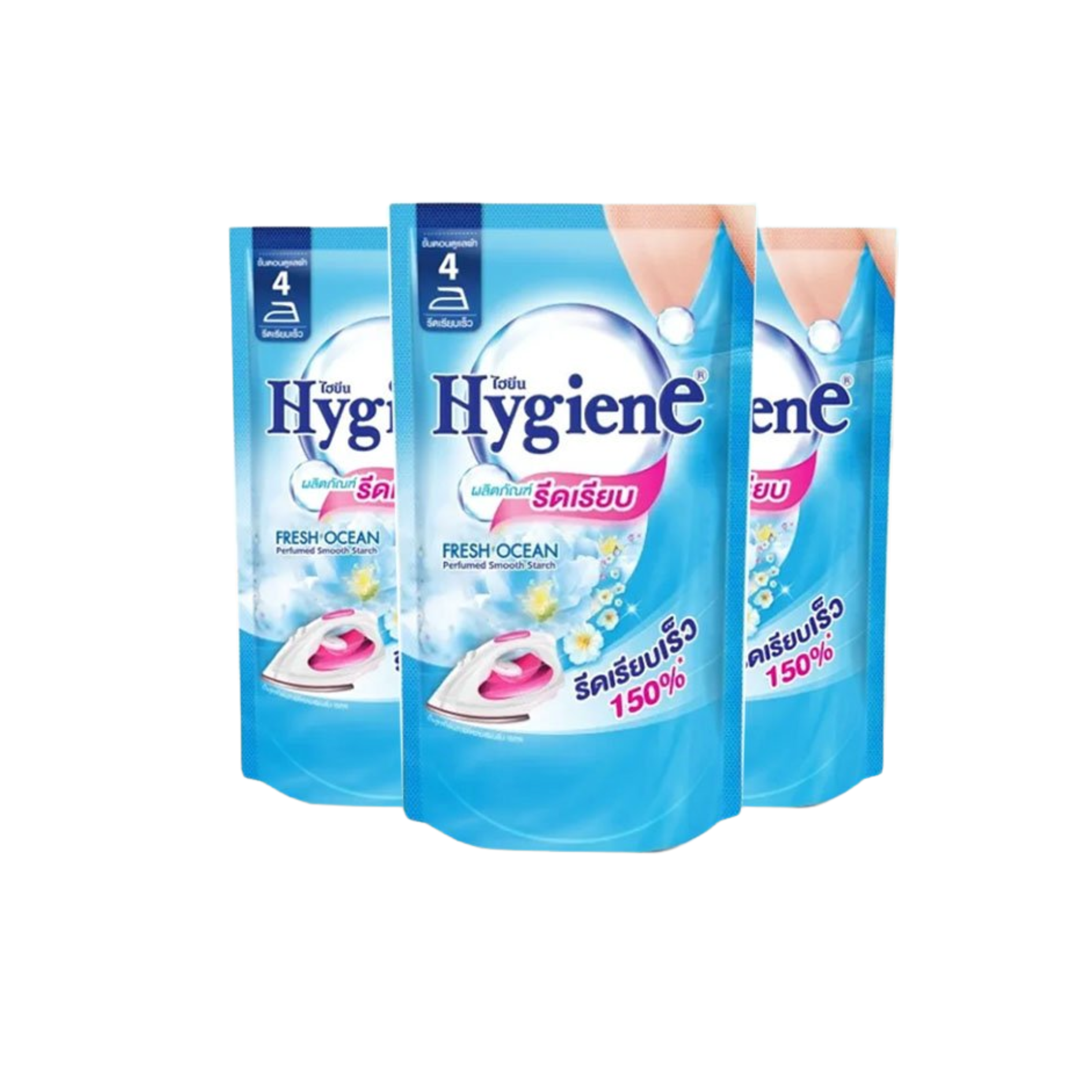 ไฮยีน รีดผ้าเรียบ/อัดกลีบ 450-500 มล. คละสี