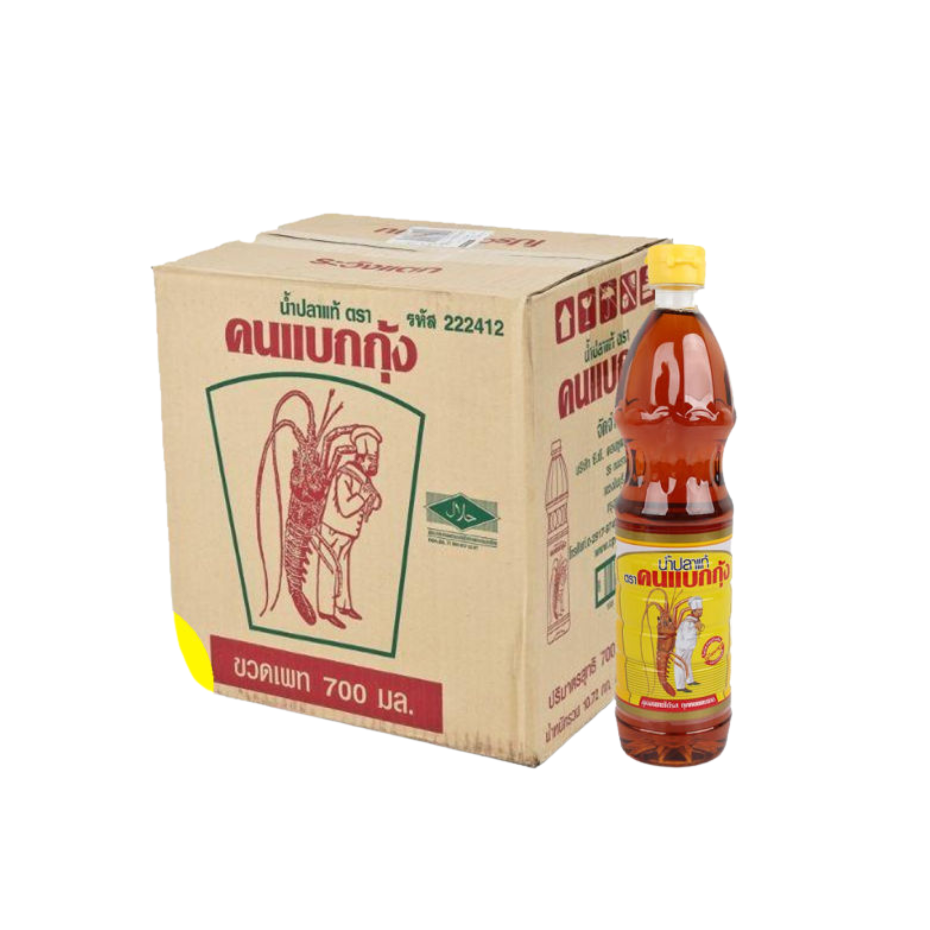 น้ำปลาตราคนแบกกุ้ง 700 มล.